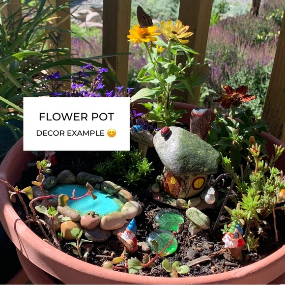 Handmade Fairy Garden Mini Decor Set of 2 - Picture 9 of 9